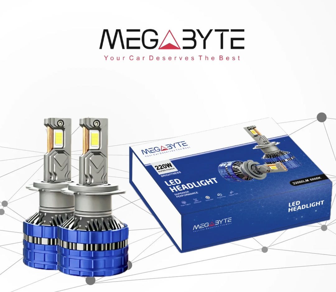 Megabyte 220 Watts Car Headlight bulbs